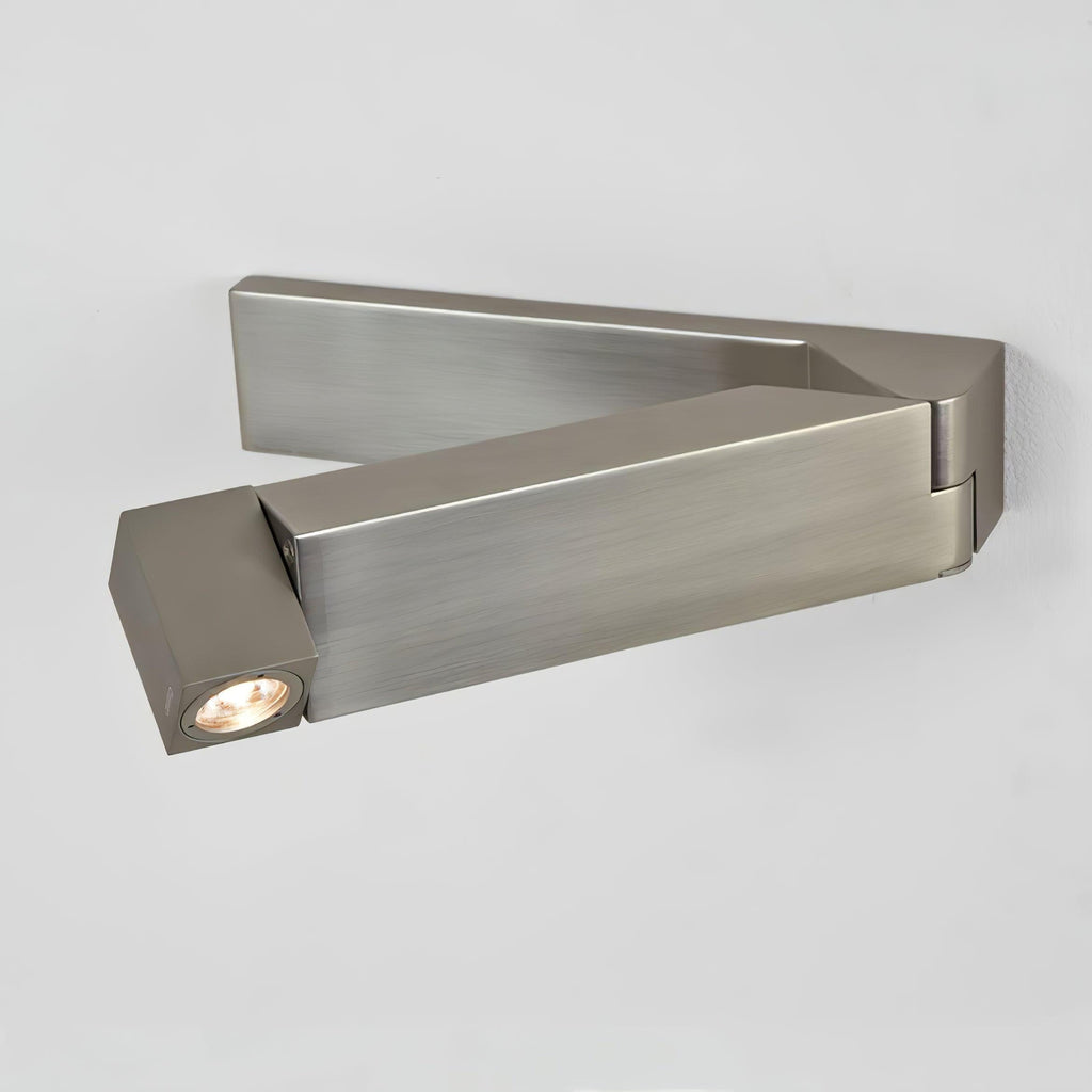 LED Wall Sconce Aluminum Alloy Body Matt Black Nickel Minimalist