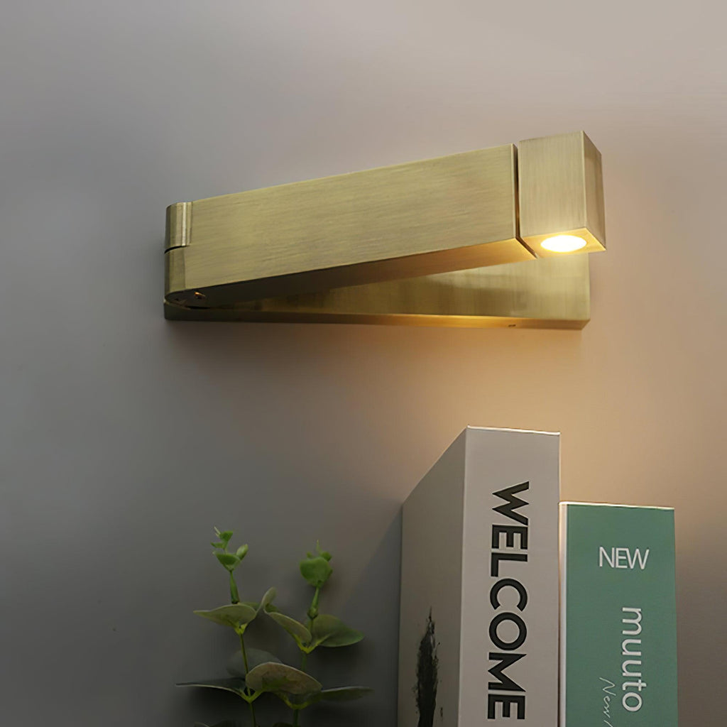 LED Wall Sconce Aluminum Alloy Body Matt Black Nickel Minimalist
