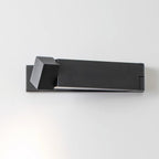 LED Wall Sconce Aluminum Alloy Body Matt Black Nickel Minimalist