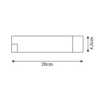 LED Wall Sconce Aluminum Alloy Body Matt Black Nickel Minimalist