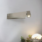 LED Wall Sconce Aluminum Alloy Body Matt Black Nickel Minimalist