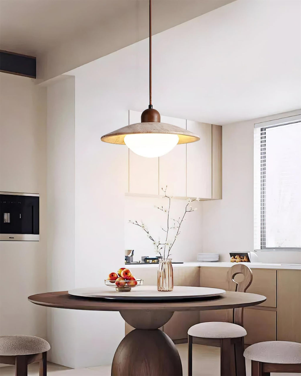 Ritta  Pendant Lamp Travertine  Minimalist