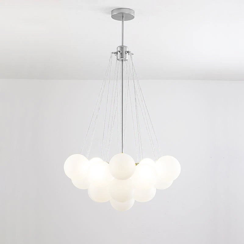 Fayne Glass Globe Pendant Light Bubble
