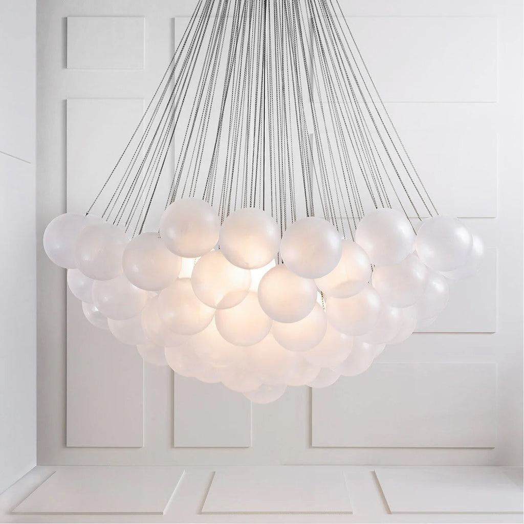 Fayne Glass Globe Pendant Light Bubble