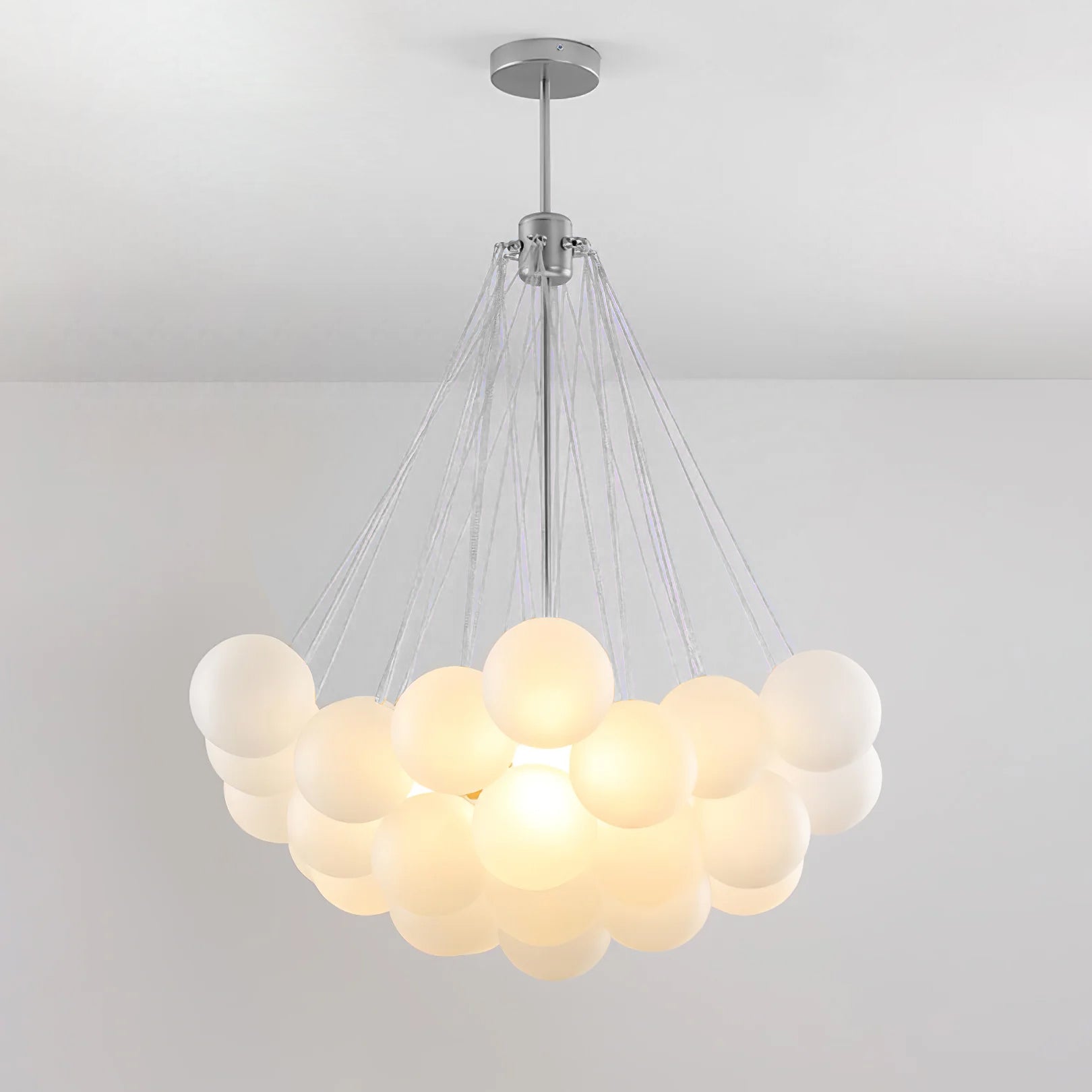 Fayne Glass Globe Pendant Light Bubble