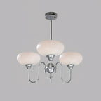 Arisha Vintage LED Metal Glass Chandelier Living Room