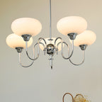 Arisha Vintage LED Metal Glass Chandelier Living Room