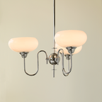 Arisha Vintage LED Metal Glass Chandelier Living Room