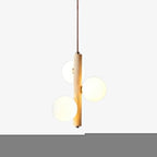 Aursorel Multi-Globe Travertine Pendant Light