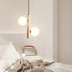 Aursorel Multi-Globe Travertine Pendant Light