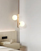 Aursorel Multi-Globe Travertine Pendant Light