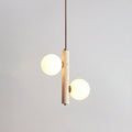 Aursorel Multi-Globe Travertine Pendant Light