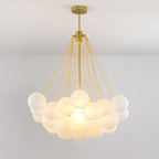 Fayne Glass Globe Pendant Light Bubble