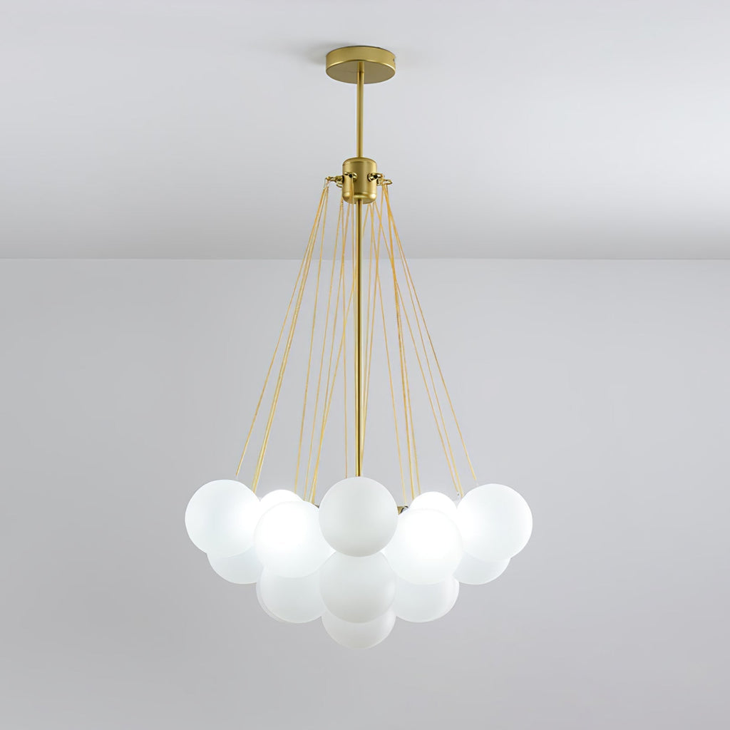 Fayne Glass Globe Pendant Light Bubble