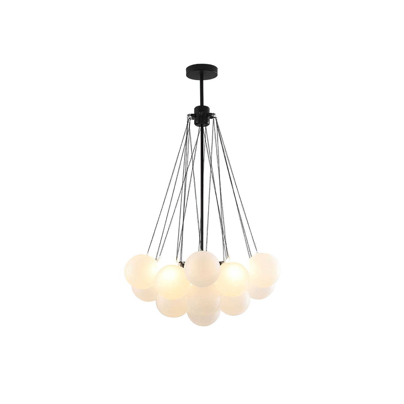 Fayne Glass Globe Pendant Light Bubble