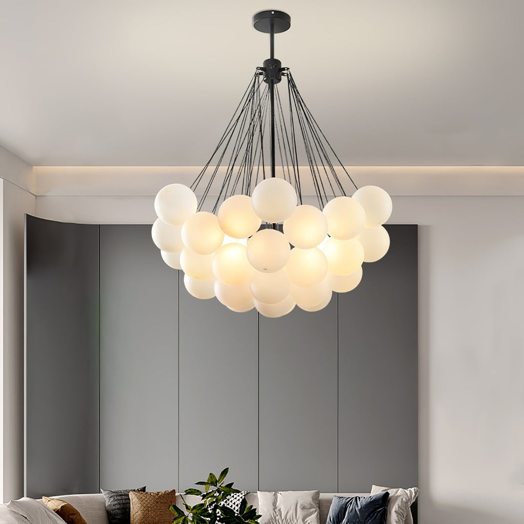 Fayne Glass Globe Pendant Light Bubble
