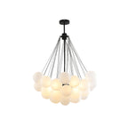 Fayne Glass Globe Pendant Light Bubble