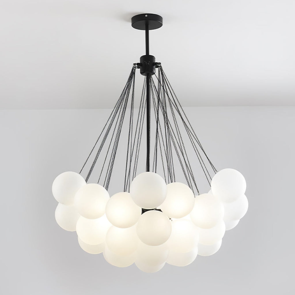 Fayne Glass Globe Pendant Light Bubble