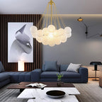 Fayne Glass Globe Pendant Light Bubble