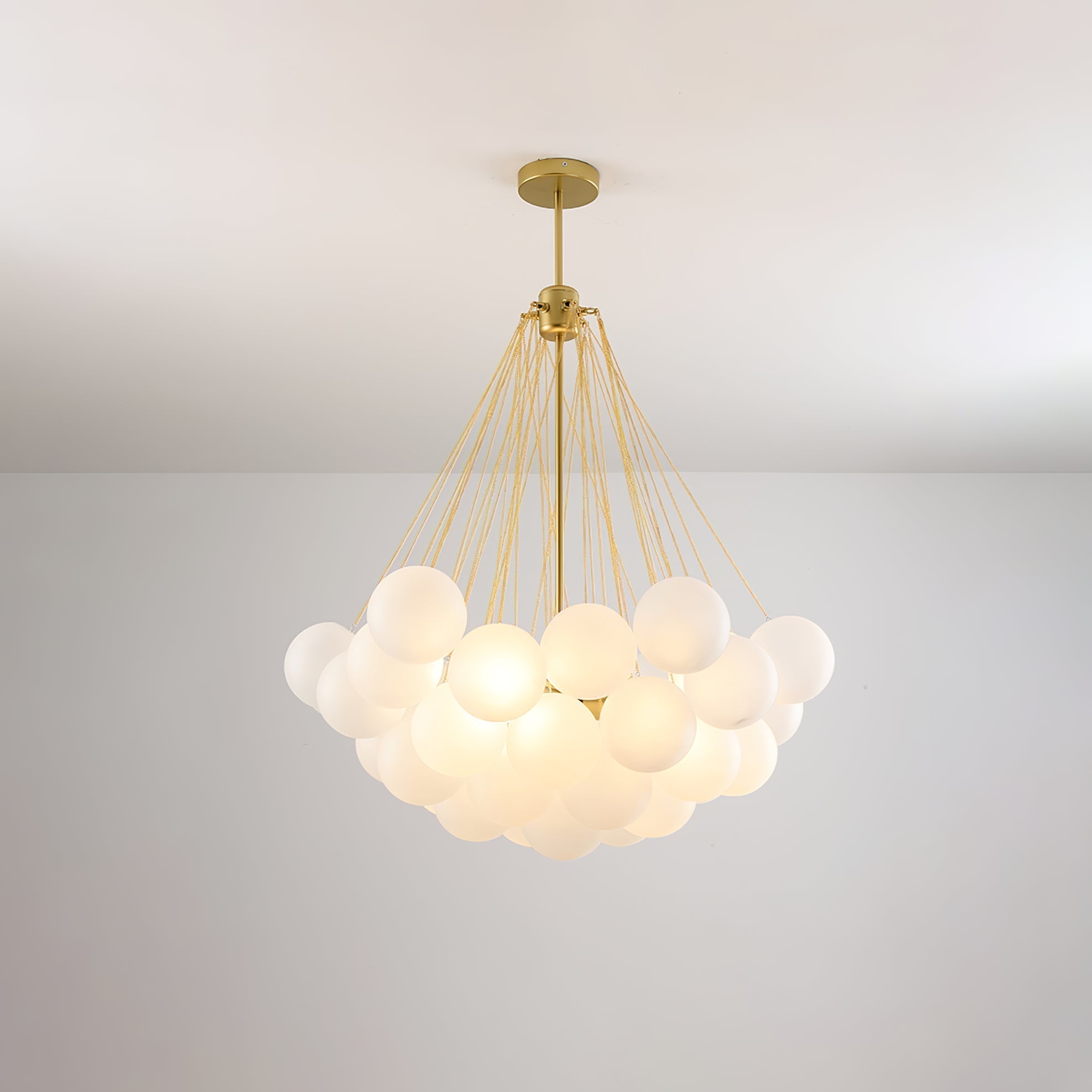 Fayne Glass Globe Pendant Light Bubble