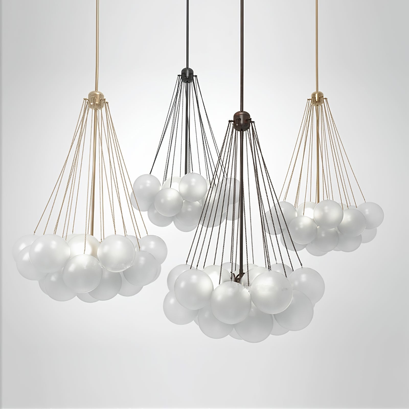 Fayne Glass Globe Pendant Light Bubble