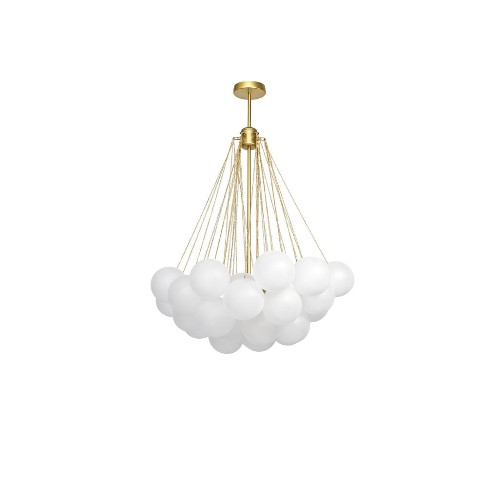 Fayne Glass Globe Pendant Light Bubble