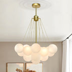 Fayne Glass Globe Pendant Light Bubble