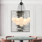 Fayne Glass Globe Pendant Light Bubble