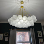 Fayne Glass Globe Pendant Light Bubble