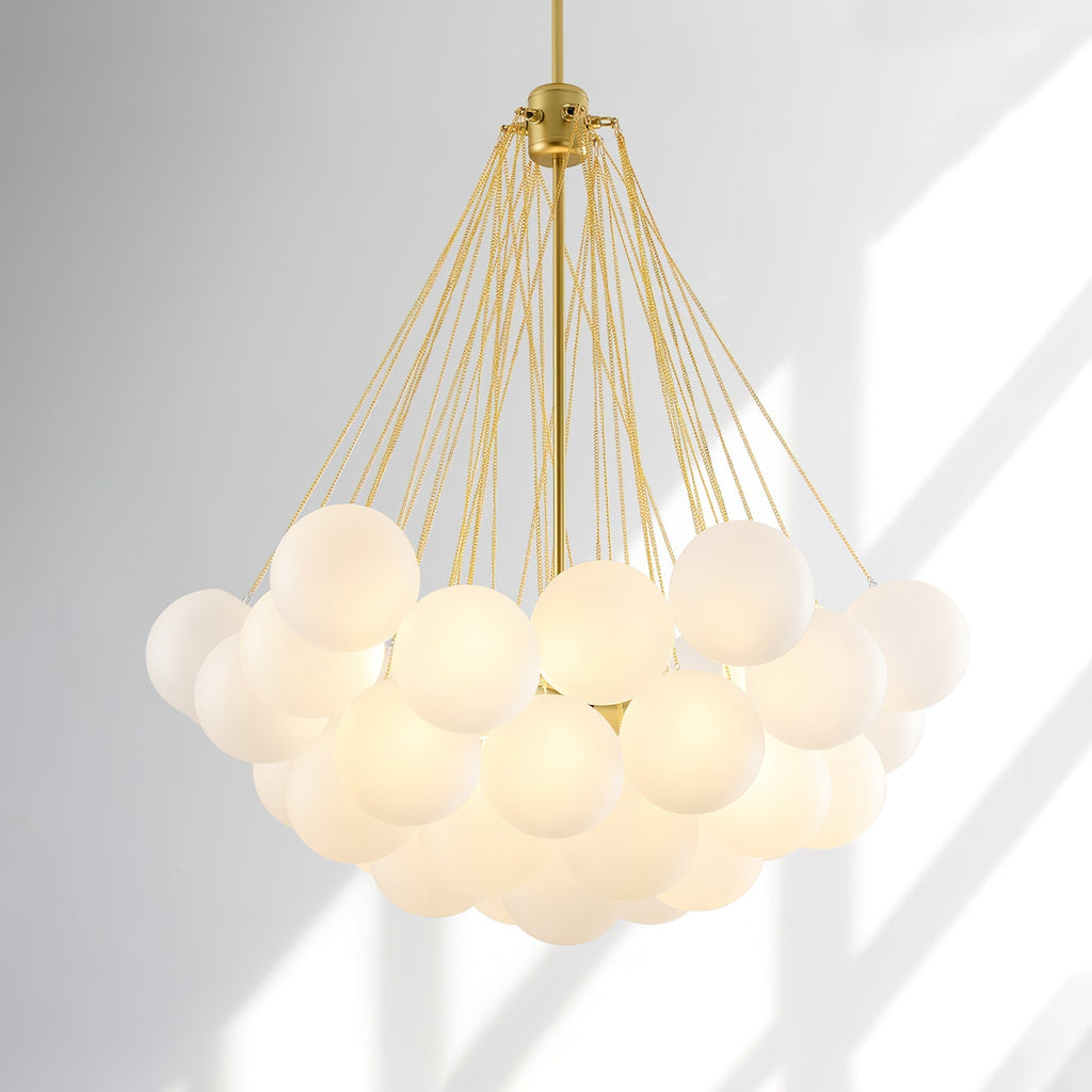 Fayne Glass Globe Pendant Light Bubble