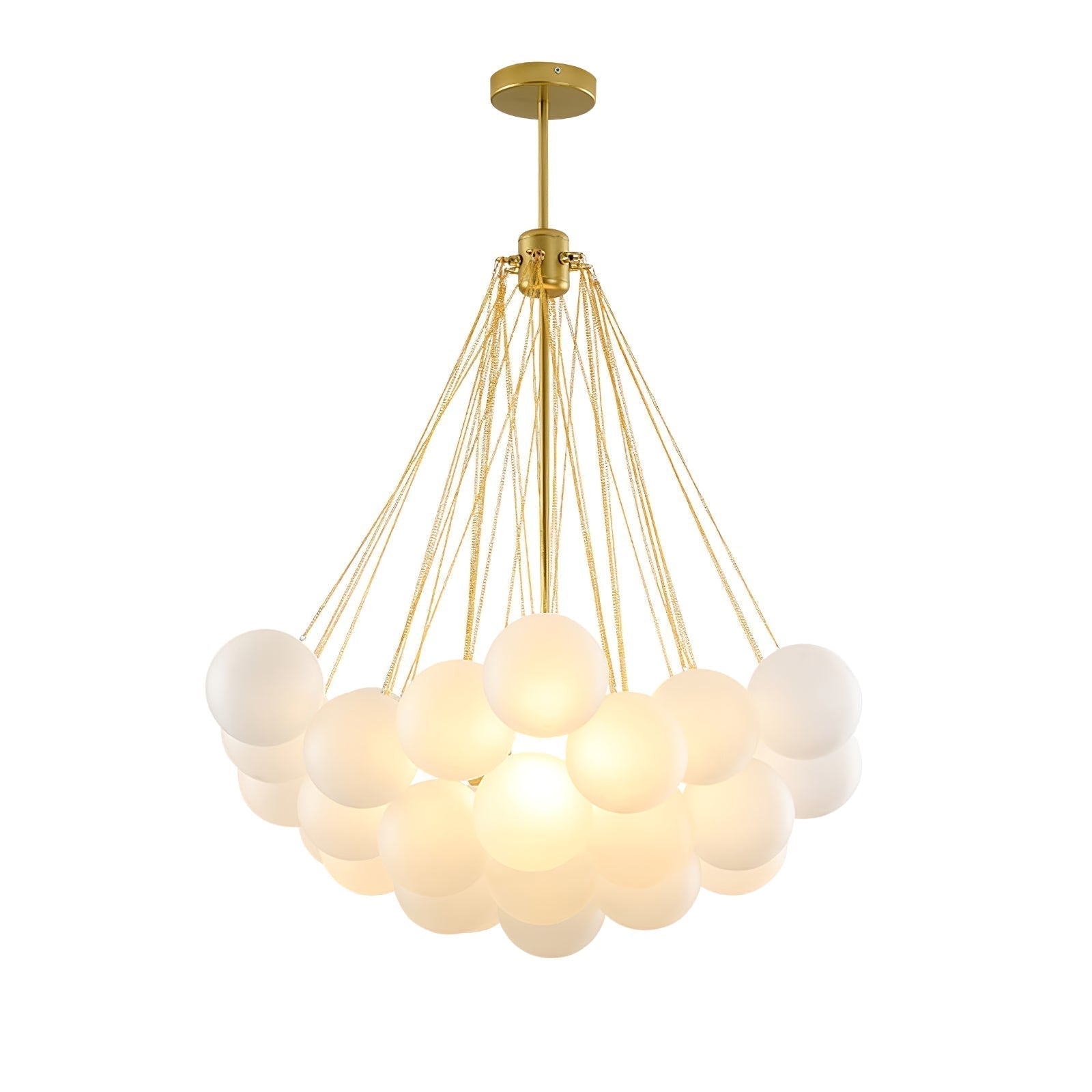 Fayne Glass Globe Pendant Light Bubble