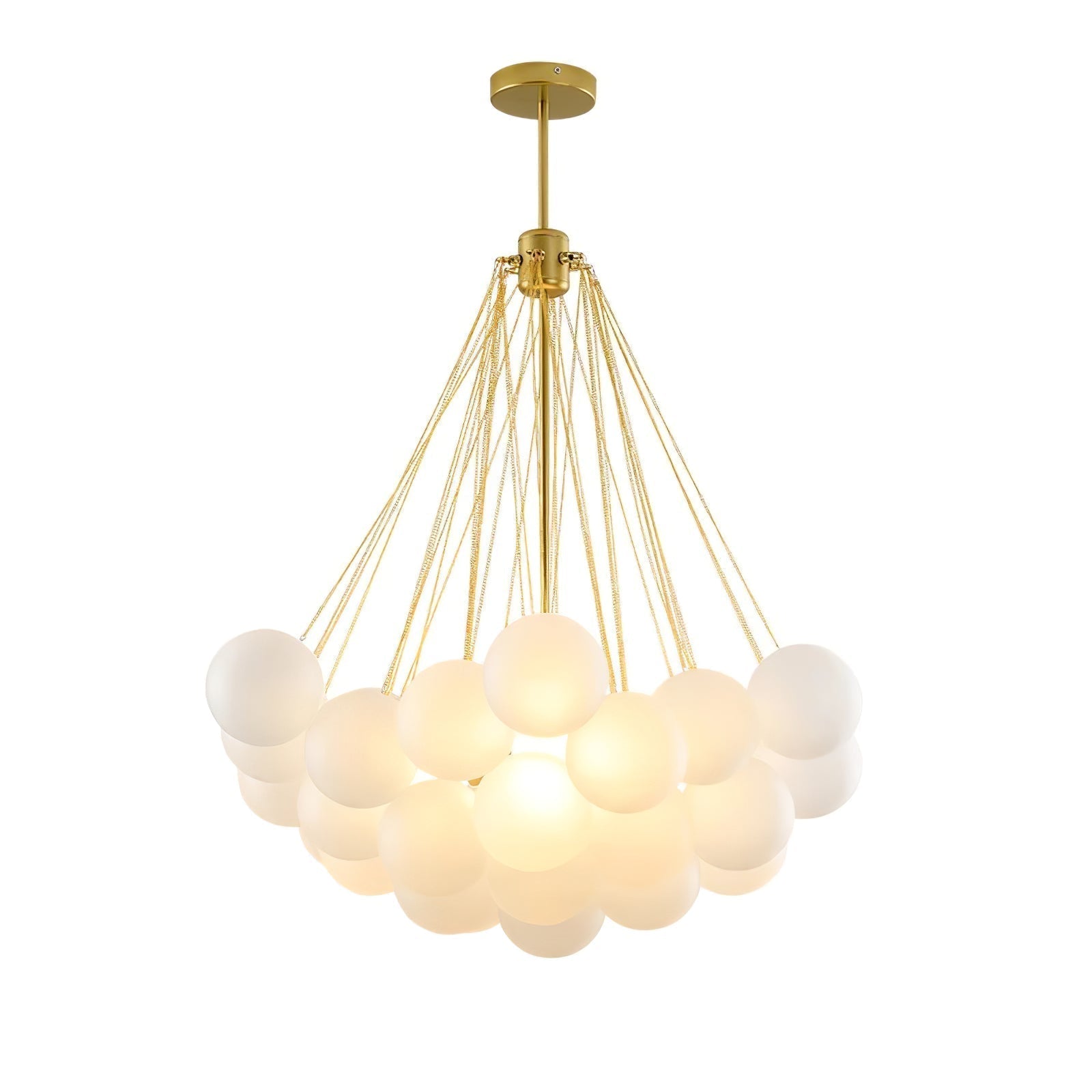 Fayne Glass Globe Pendant Light Bubble