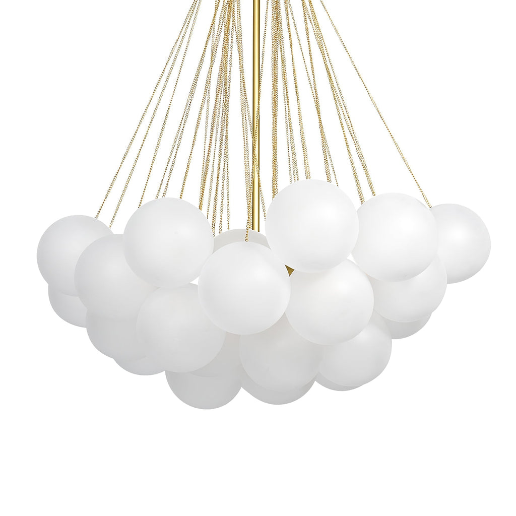 Fayne Glass Globe Pendant Light Bubble