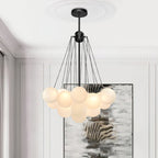 Fayne Glass Globe Pendant Light Bubble