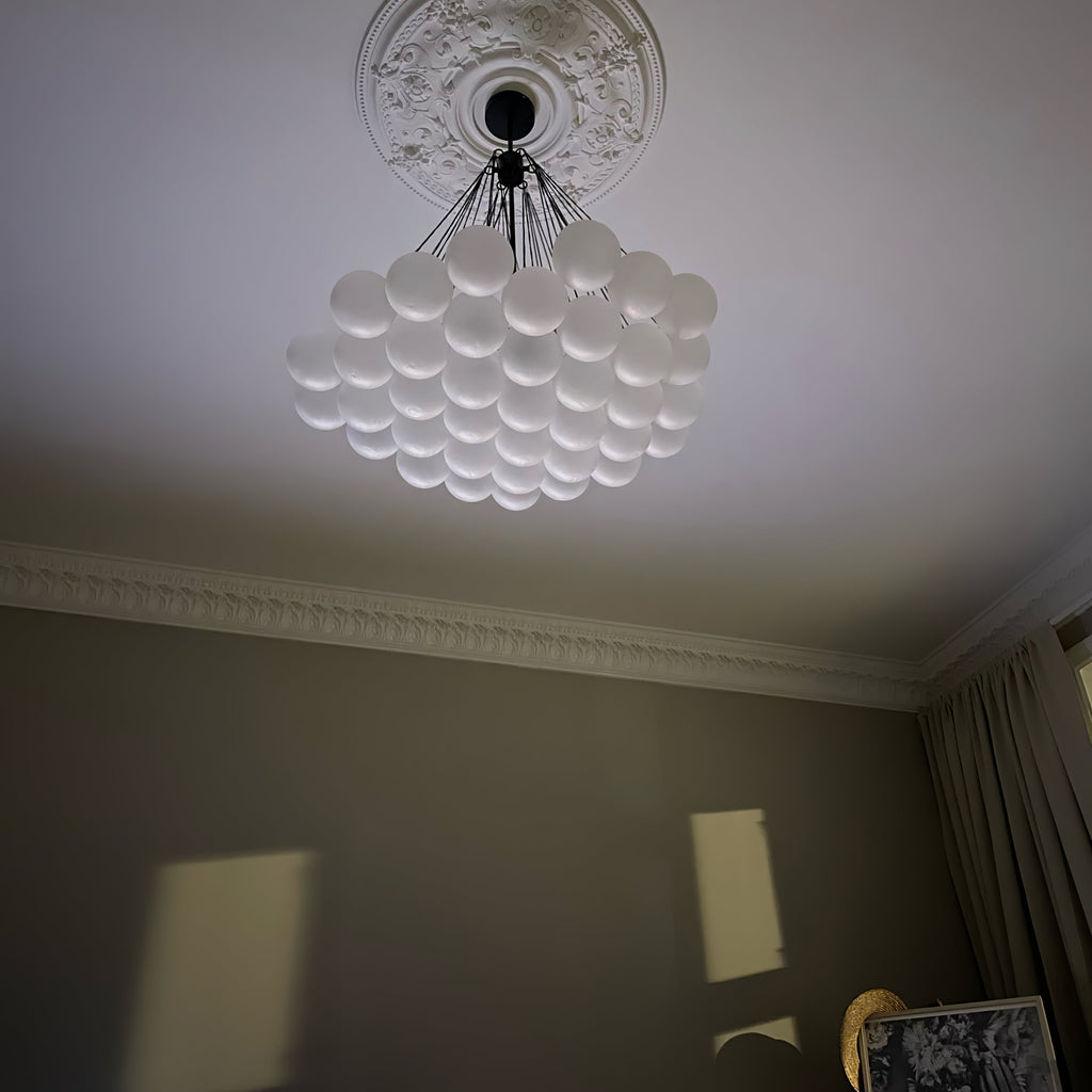 Fayne Glass Globe Pendant Light Bubble