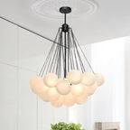 Fayne Glass Globe Pendant Light Bubble