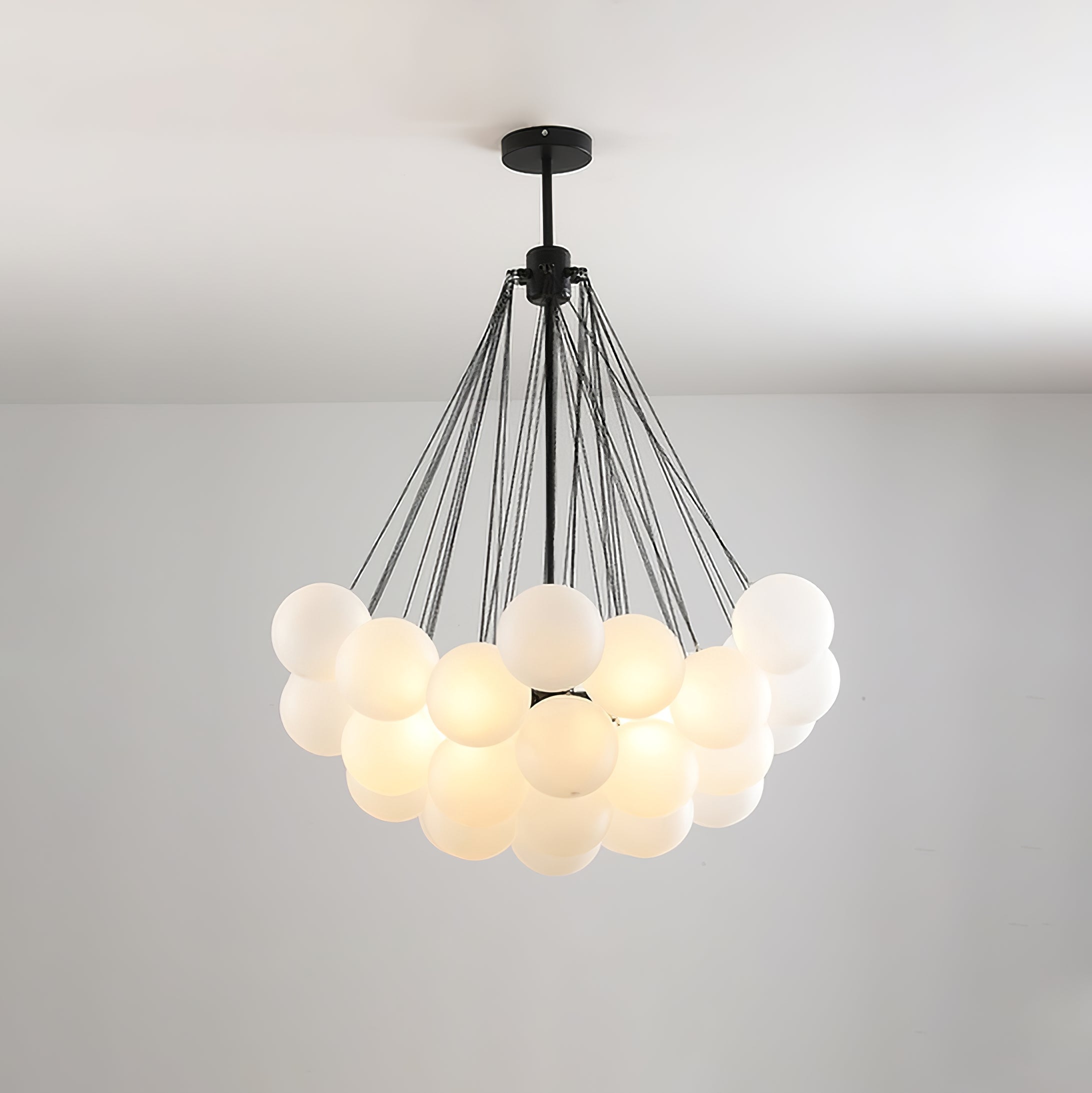Fayne Glass Globe Pendant Light Bubble