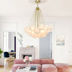 Fayne Glass Globe Pendant Light Bubble