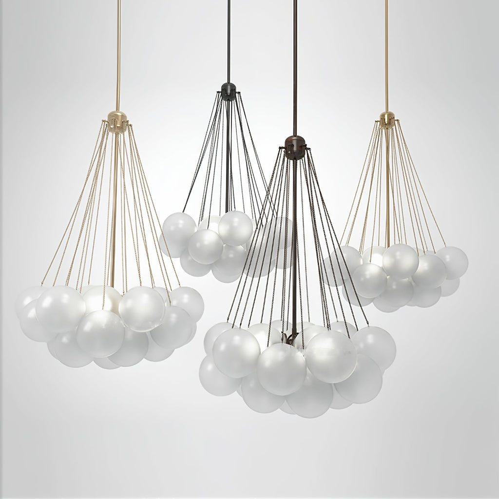 Fayne Glass Globe Pendant Light Bubble