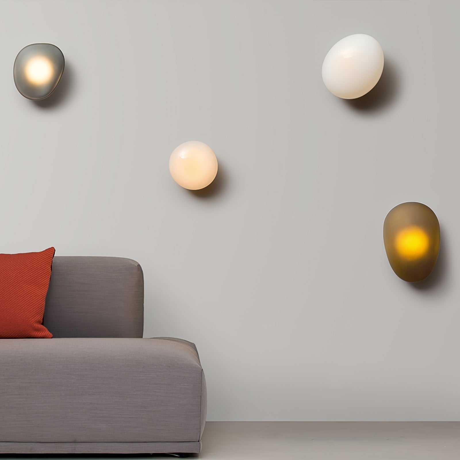 Ruvin Bubble Glass Wall Lamp