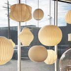 Etrio Pendant Light Bubble Mulberry Silk