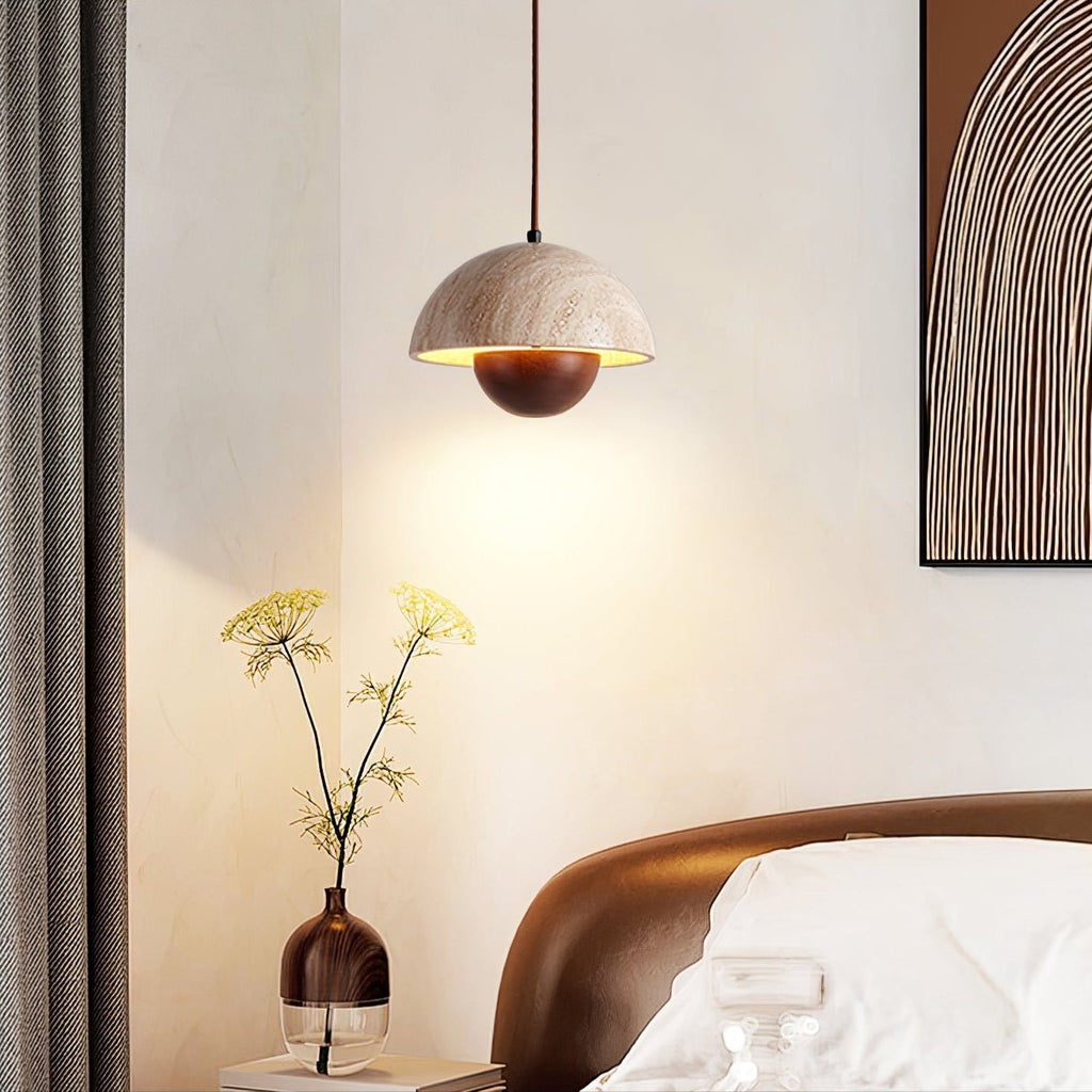 Ersile Travertine Pendant Light