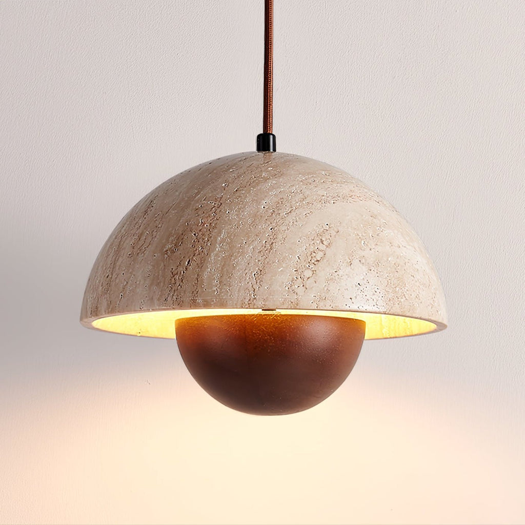 Ersile Travertine Pendant Light
