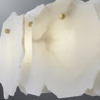 Burton Chandelier Alabaster Layered Halo