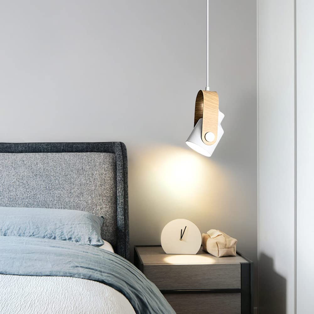 Valentina Modern Metal LED Pendant Light White Green Black Bedroom