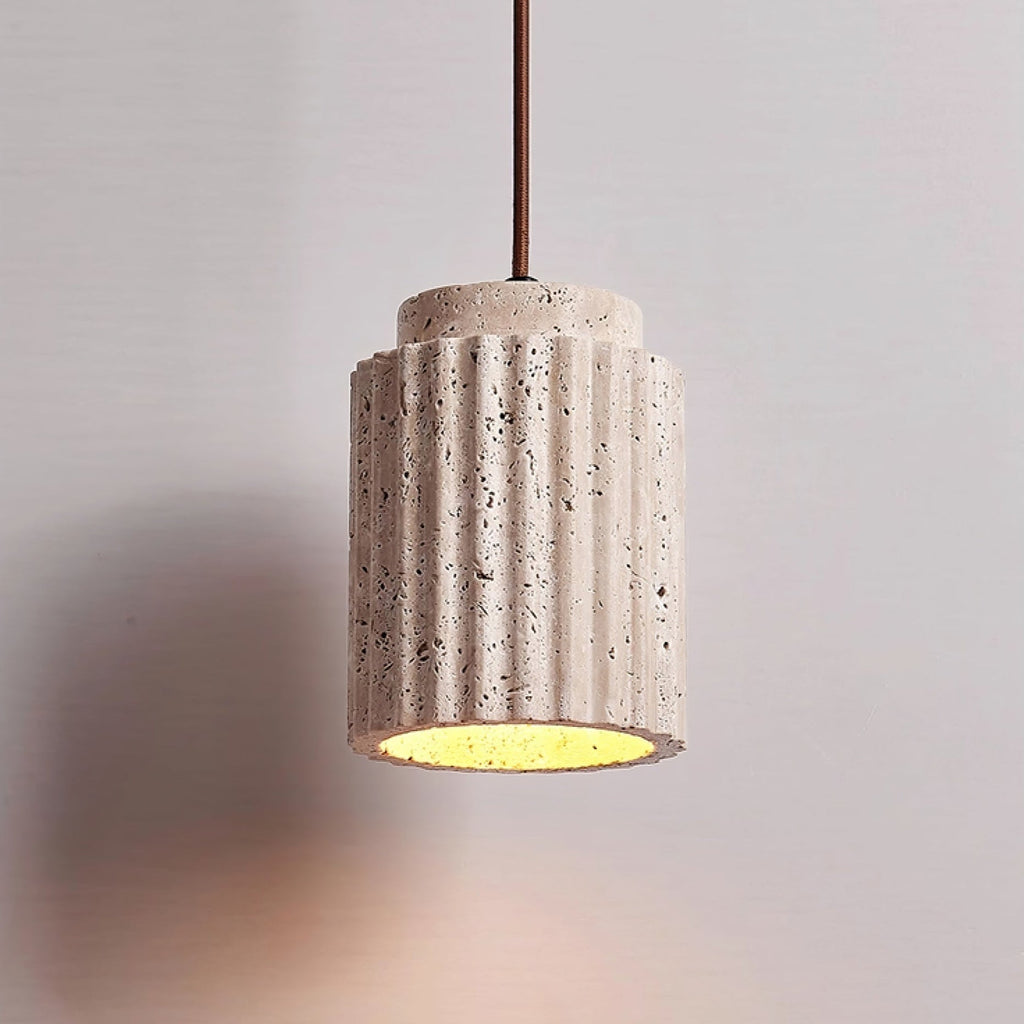Mysolel Travertine Pendant Light