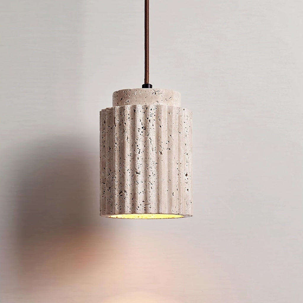 Mysolel Travertine Pendant Light