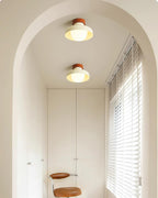 Solvane Blue Metal Flush Mount Ceiling Light