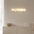 Lunaris Oval Alabaster Wall Light