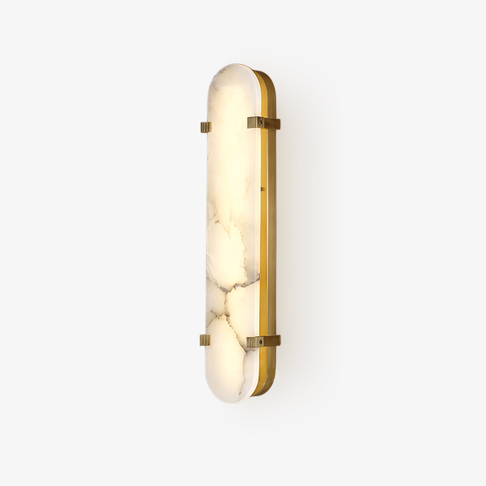 Lunaris Oval Alabaster Wall Light